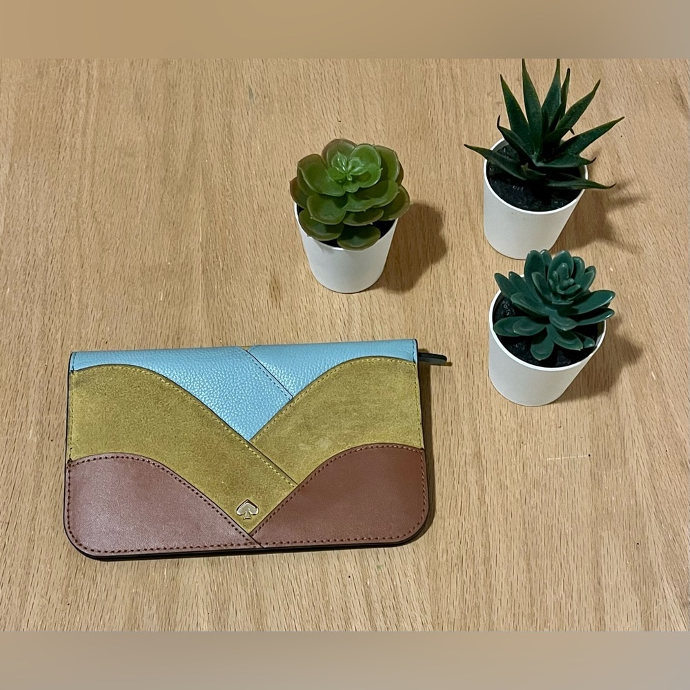 Kate Spade Nadine Patchwork Medium Sized Clutch / Wallet